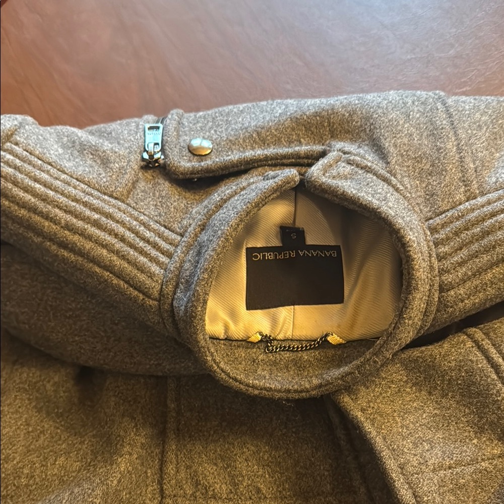 Banana Republic women’s moto Charcoal Jacket - Picture 10 of 10